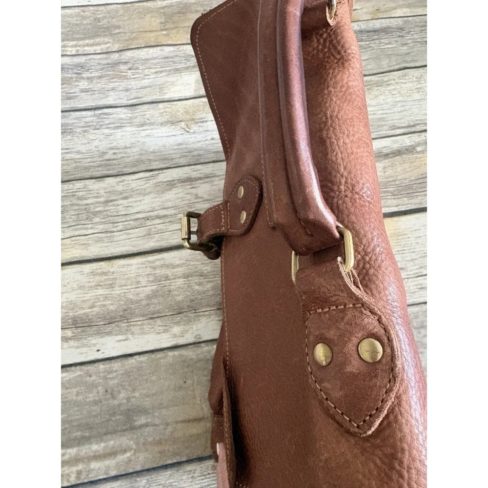 Duluth Lifetime Leather All-Business Briefcase Brown Leather - Picture 7 of 13